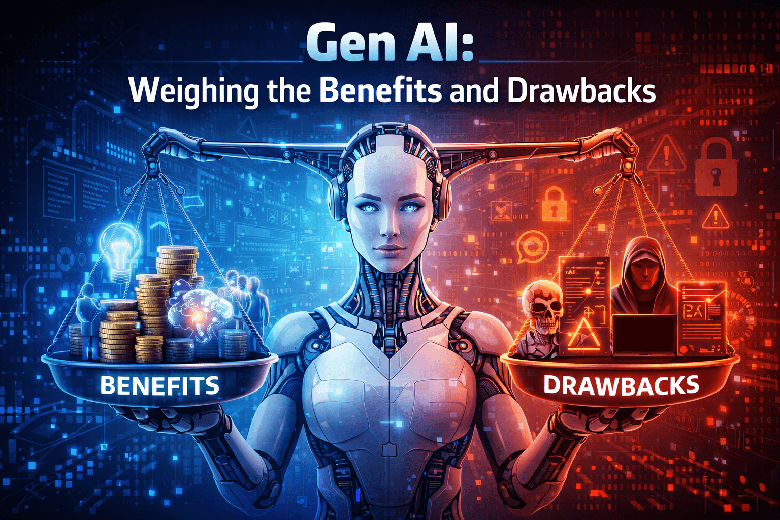 The Double-Edged Sword of Gen AI: Weighing the Pros and Cons